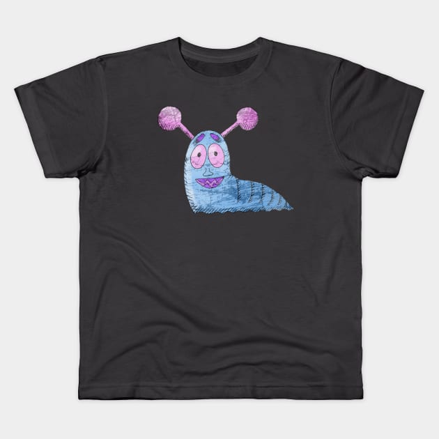 Slug Kids T-Shirt by AgniArt